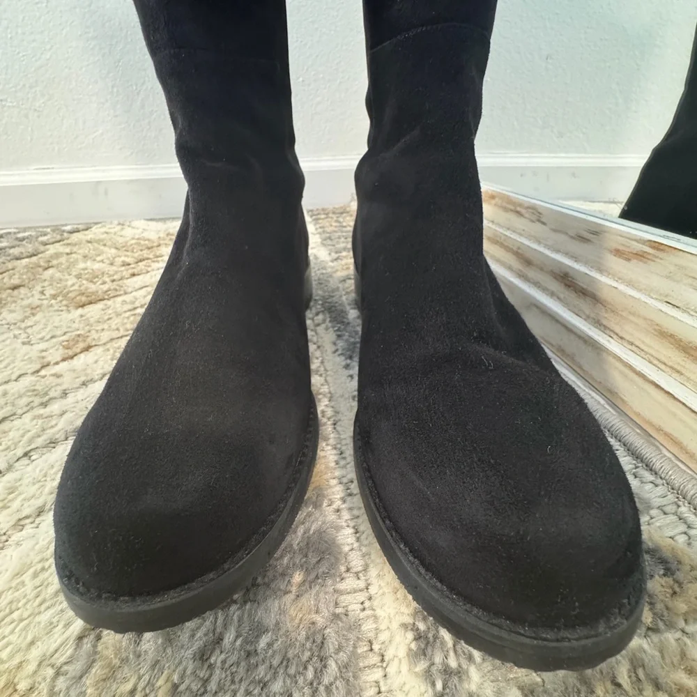 Stuart Weitzman Black Suede Over-the-Knee (OTK) 5050 Boots women’s size 11 - Picture 10 of 15